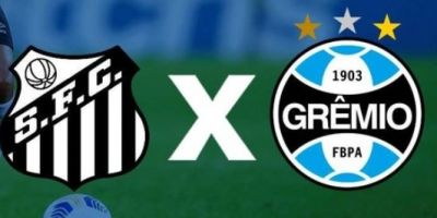 Grêmio enfrenta o Santos pelo Brasileirão na Vila Belmiro   