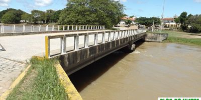 Águas baixam no arroio Duro em Camaquã