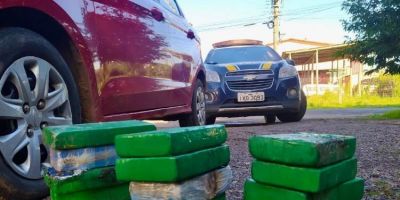 PRF prende traficante com carga de cocaína em Charqueadas   