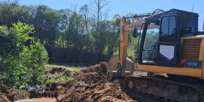 Prefeitura de Sentinela do Sul conclui obras na estrada do Cerro Chato para melhorar escoamento de água