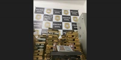 Entregador é preso com quase 200 kg de maconha em Porto Alegre