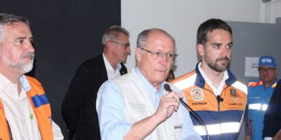 Blog do Juares participa de coletiva de imprensa com presidente em exercício em Lajeado