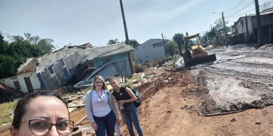 Servidoras de Dom Feliciano contribuem para a reconstrução do Vale do Taquari