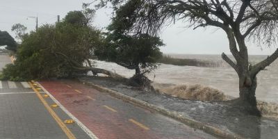 Lagoa dos Patos e arroio São Lourenço atingem níveis alarmantes e moradores são orientados a deixar suas residências em São Lourenço do Sul