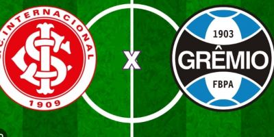 Inter e Grêmio se enfrentam pelo Brasileirão, no Beira-Rio 