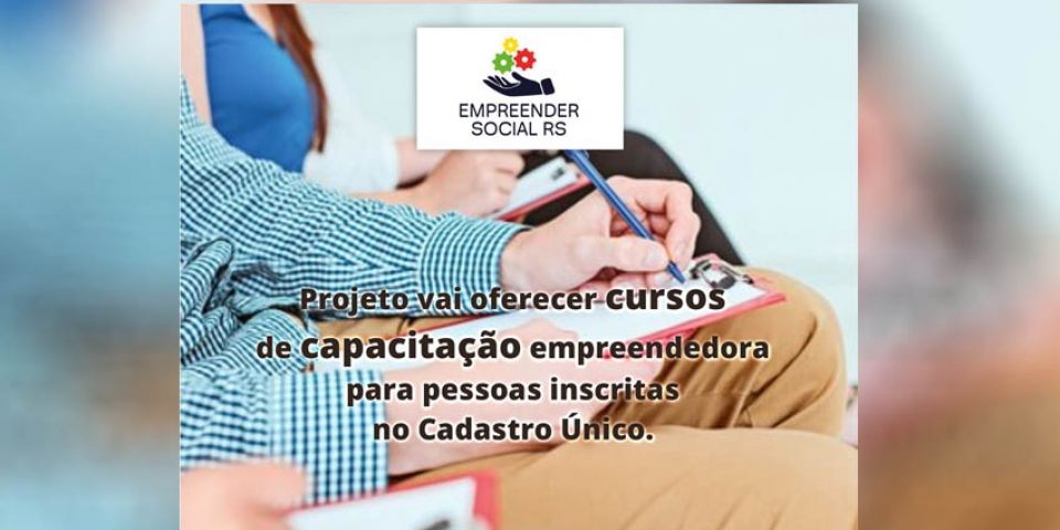 Tapes está habilitado na 1º etapa do Projeto Empreender Social RS