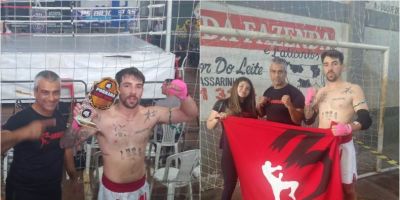 Camaquense conquista título no 1º Porrada Fight Show, em Pelotas