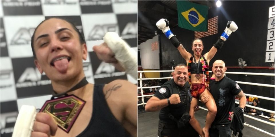 Camaquense é campeã de torneio de Muay Thai em São Paulo 