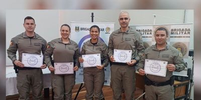 Policiais militares do 30º BPM concluem curso de capacitação Patrulha Maria da Penha