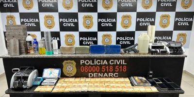 Polícia Civil encontra laboratório de produção de drogas em Porto Alegre  