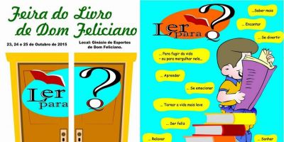 Começa nesta sexta a Feira do Livro de Dom Feliciano 2015