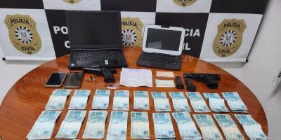 Policia Civil realiza operação e prende sete pessoas por estelionato no RS