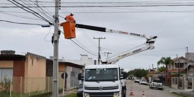 Prefeitura de Tapes realiza manutenção na iluminação pública   