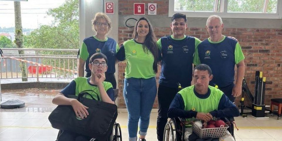 Atleta da Apae Camaquã encerra participação no 3º Campeonato Estadual de Bocha Paralímpica