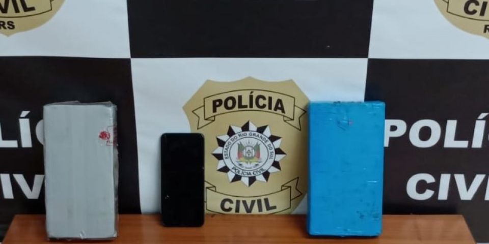 Mulher é presa com mais de 2kg de cocaína em Camaquã