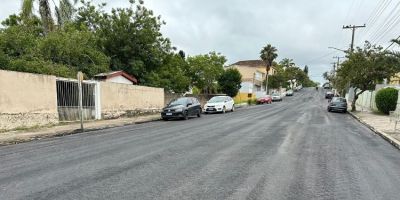 Concluída obra de pavimentação asfáltica na Rua Zeca Netto no centro de Camaquã