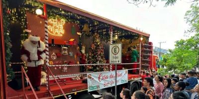 É Tempo de Natal na Praça Donário Lopes encanta camaquenses no fim de semana