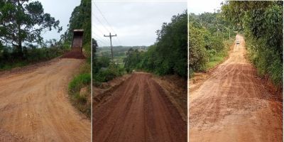 Estrada da Cintia recebe melhorias em Camaquã