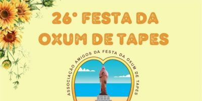 26ª Festa em Homenagem a Oxum acontece neste sábado em Tapes