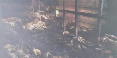 Incêndio atinge estufa de fumo no interior de Dom Feliciano 