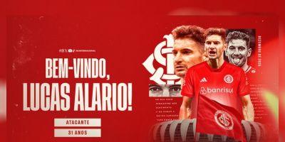 Inter anuncia a contratação do atacante Lucas Alario, de 31 anos