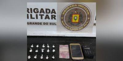 Brigada Militar prende homem por tráfico de drogas em Camaquã