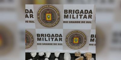 Brigada Militar apreende mais de 2kg de drogas no interior de Camaquã