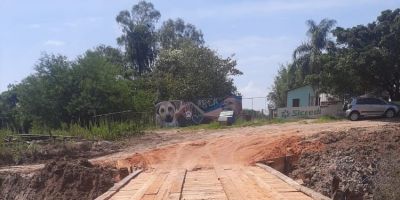 Finalizada a construção da nova ponte localizada próximo à Arca em Camaquã