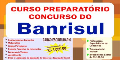 SERVI promove curso preparatório para concurso do Banrisul em Camaquã e região