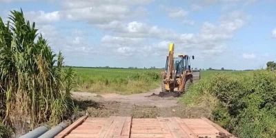 Prefeitura de Camaquã finaliza construção de nova ponte no Travessão da Jararaca    