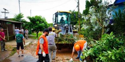 Guaíba registra diversos danos devido ao temporal dessa terça-feira (16)