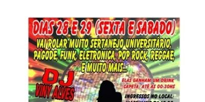 Publicidade: Studio 40 é nesta sexta e sábado. Venha fazer a festa!