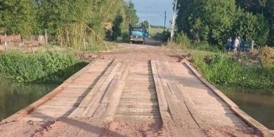 Concluída a reconstrução da ponte do Clube das Mães no Banhado do Colégio