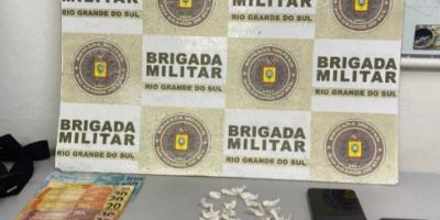 BM realiza prisões por tráfico de drogas, furto e receptação em São Lourenço do Sul