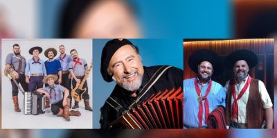 Gaúcho da Fronteira, César Oliveira e Rogério Melo e Tchê Guri são os shows confirmados para o 35º Reponte da Canção e 27º Pérola em Canto