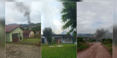 Residência é consumida pelo fogo no centro de Dom Feliciano