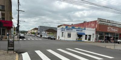 Trecho da Rua Luiza Maraninchi terá duplo sentido nos próximos dias em Camaquã