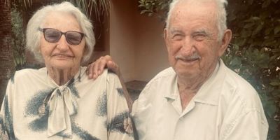 Amor septuagenário: casal de Sentinela do Sul celebra 76 anos de casados em missa no próximo domingo (11)