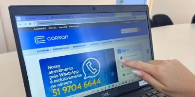 Serviços da Corsan terão atendimento digital e por telefone no Carnaval