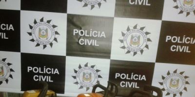 Polícia Civil apreende objetos relacionados a crimes contra residências em Canguçu