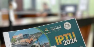 Pagamento do IPTU terá desconto de 10% em cota única até 8 de abril em Camaquã