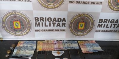 Brigada Militar apreende três menores de idade por tráfico de drogas em Camaquã