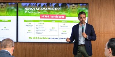 Eduardo Leite anuncia que 1,8 mil servidores serão chamados para trabalhar na SSP  