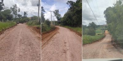 Manutenções são realizadas em estrada do interior de Camaquã  