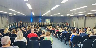 Brigada Militar participa de reunião pedagógica da 12ª CRE  