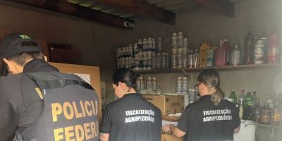 PF deflagra operação em combate ao comércio ilegal de agrotóxicos em Chuvisca