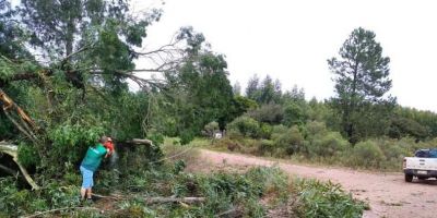 Temporal da última quinta-feira deixou grandes estragos em Cristal