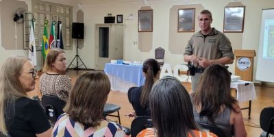 Brigada Militar realiza palestra para professores de Camaquã