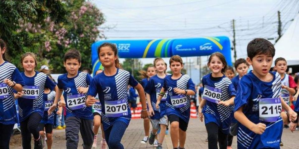 Alunos da Rede Municipal de Ensino de Camaquã participam do Circuito Sesc de Corridas