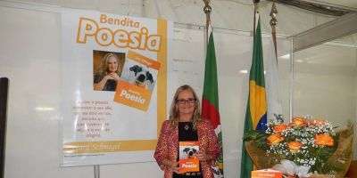 Iara Schmegel lança 'Bendita Poesia' na 35ª Feira do Livro de Camaquã e São Lourenço do Sul 